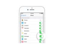 iCloud text messages