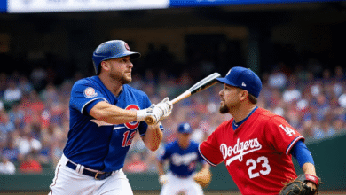 Chicago Cubs vs Dodgers match player stats