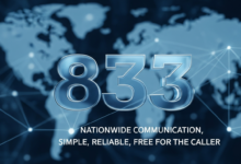 833 area code